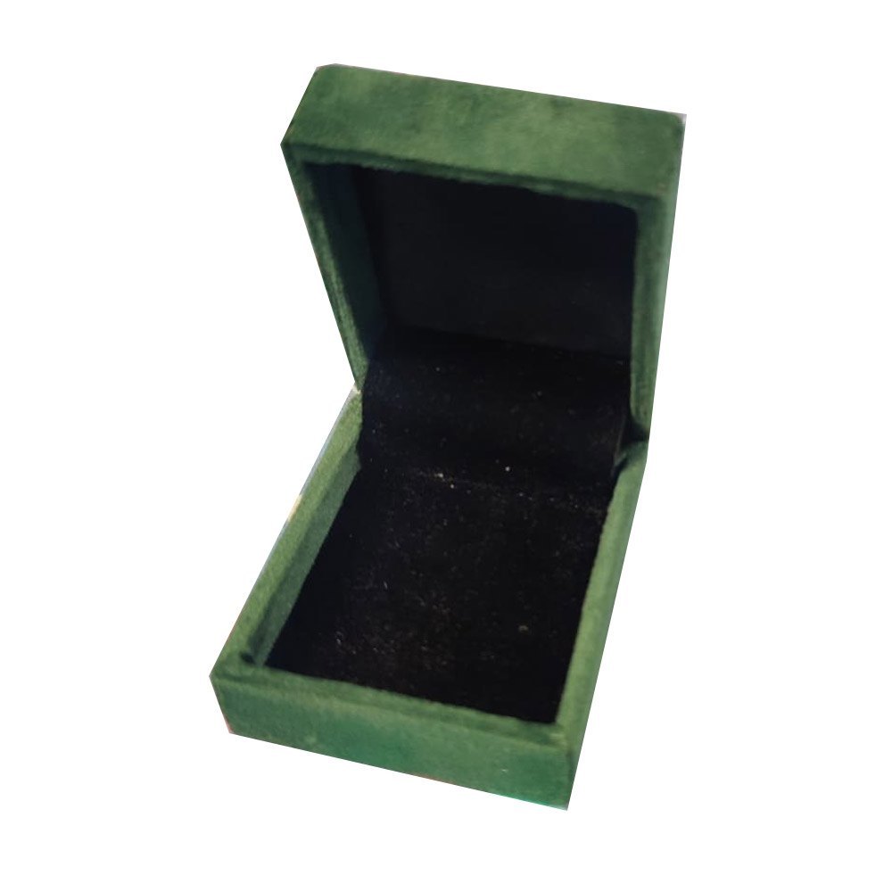 Square Earring Green Jewellery Box, Size/Dimension: 2x2 Inch