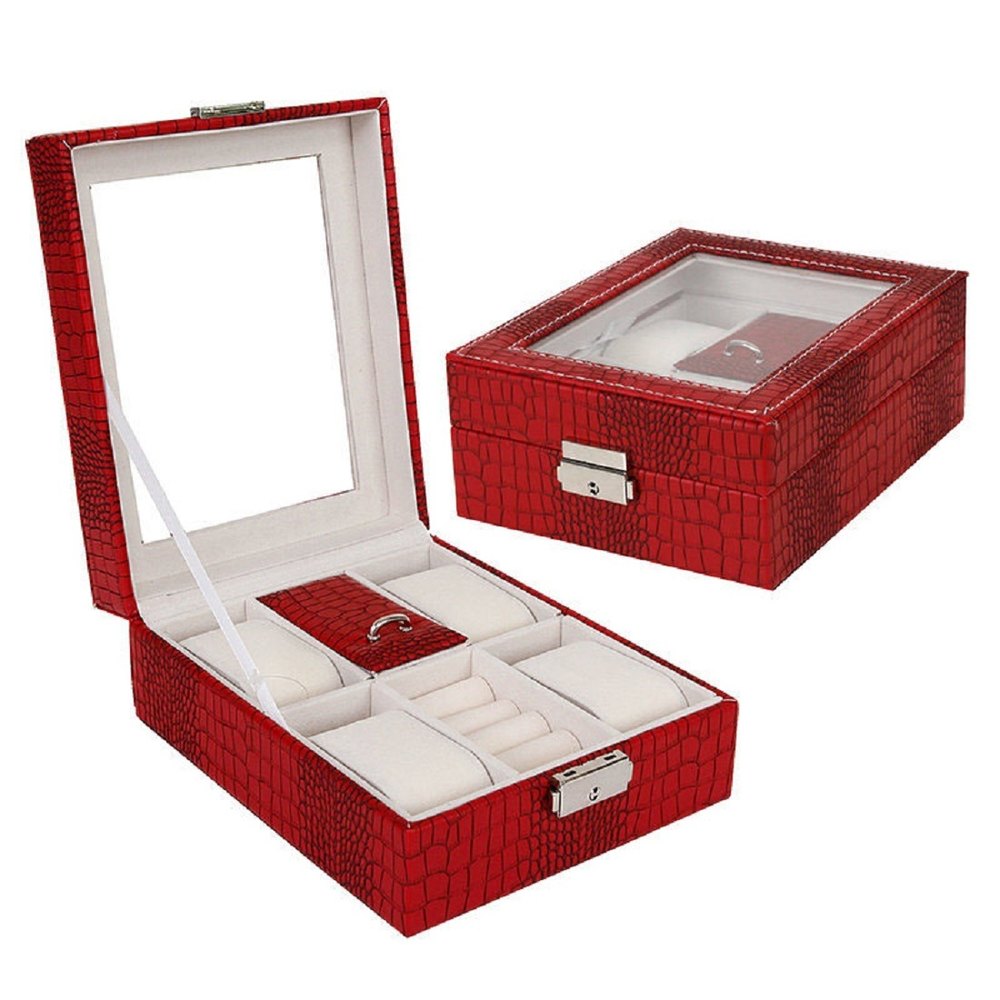 Luxurious Medetai Watch 4 Pc And Jewellery Box img