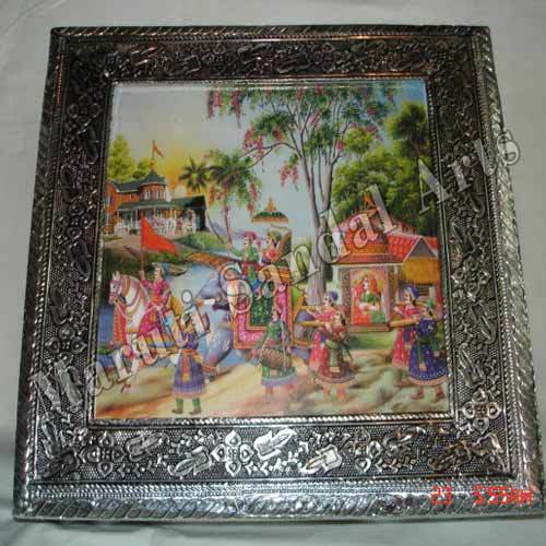 White Metal Picture Jewelry Box img