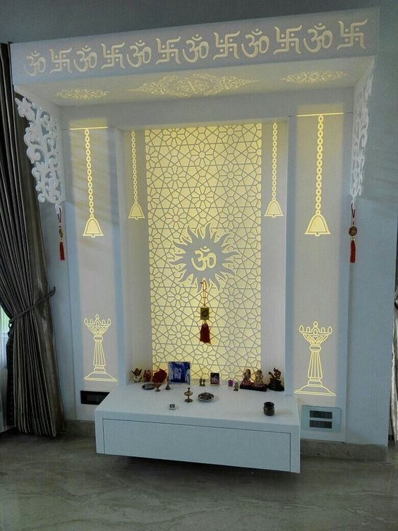 Glacier White Corian Temple