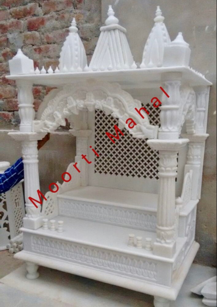 White Handmade Marble Temple, For Home img