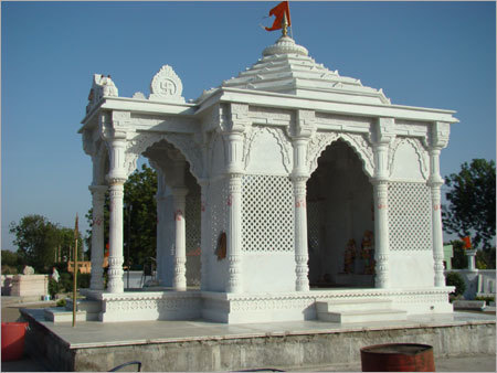 White Stone Handicraft Temple img