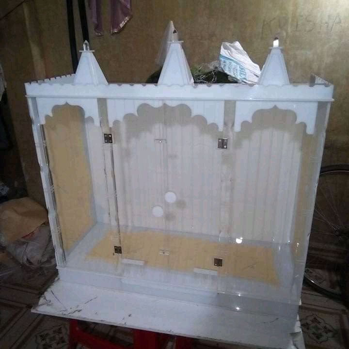 White Acrylic Mandir, For Home