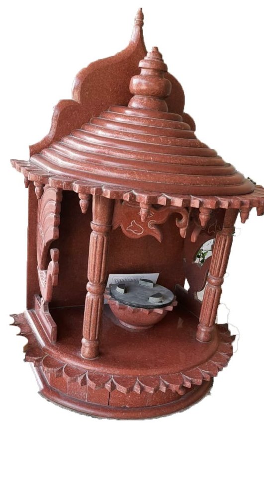 Small Size Red Granite Temple, For Home