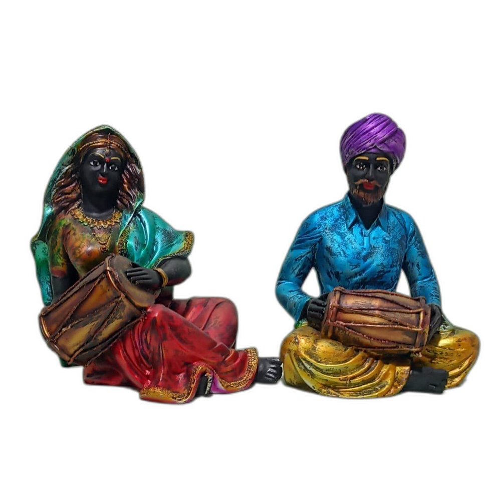 Marble Rajasthani Musician Statue, For Decoration