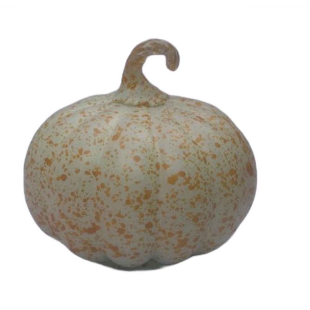 Brown Round Decorative Glass Pumpkin, For Decoration