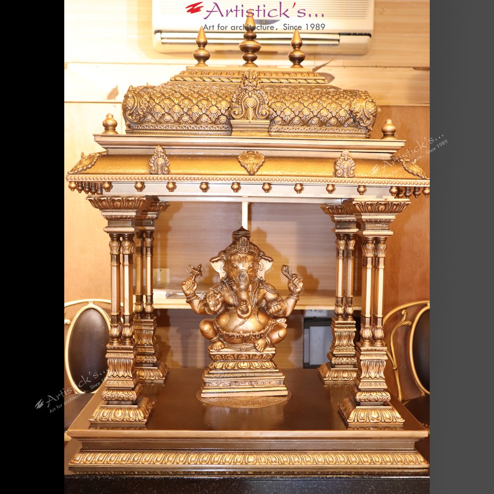 Standard metal pooja mandir, For Religious