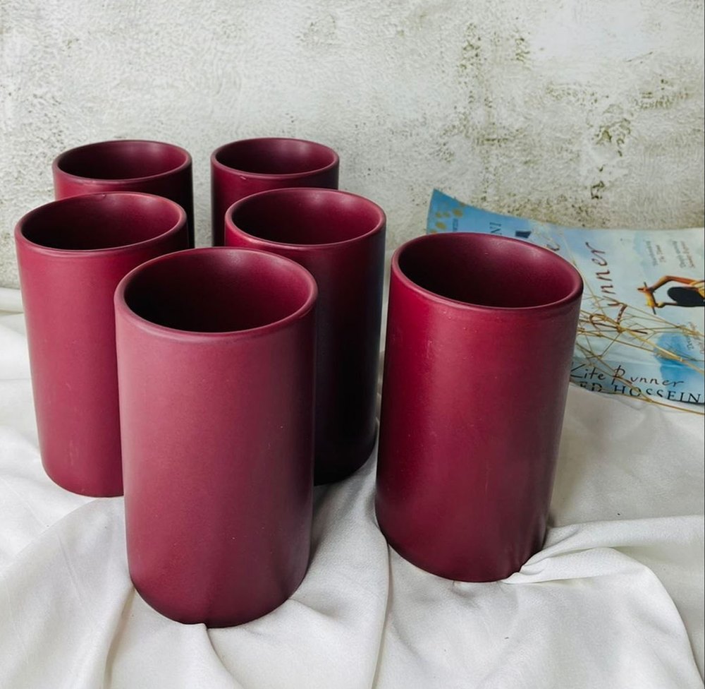 Ceramic Handicraft Glass, For Restaurant