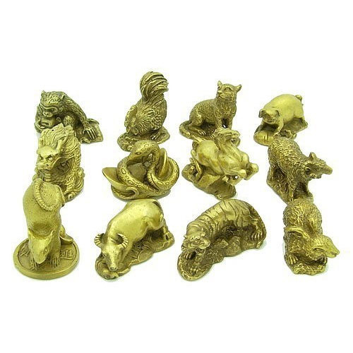 Brass Chinese Zodiac Animal Crafts