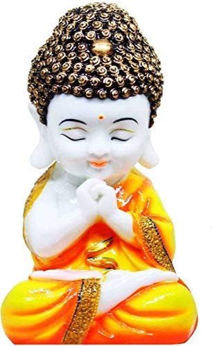 Polyresin Little Baby Monk Decorative Showpiece