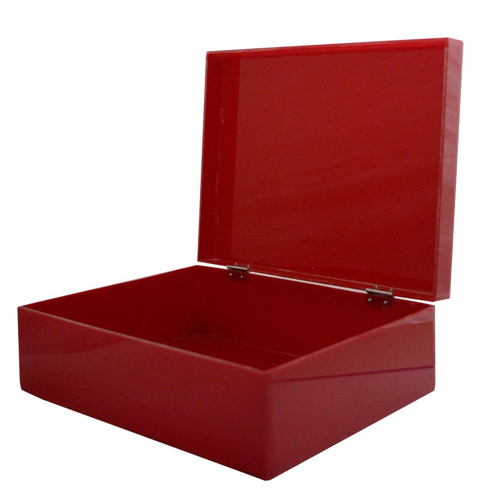 Red Acrylic Box, Rectangle img