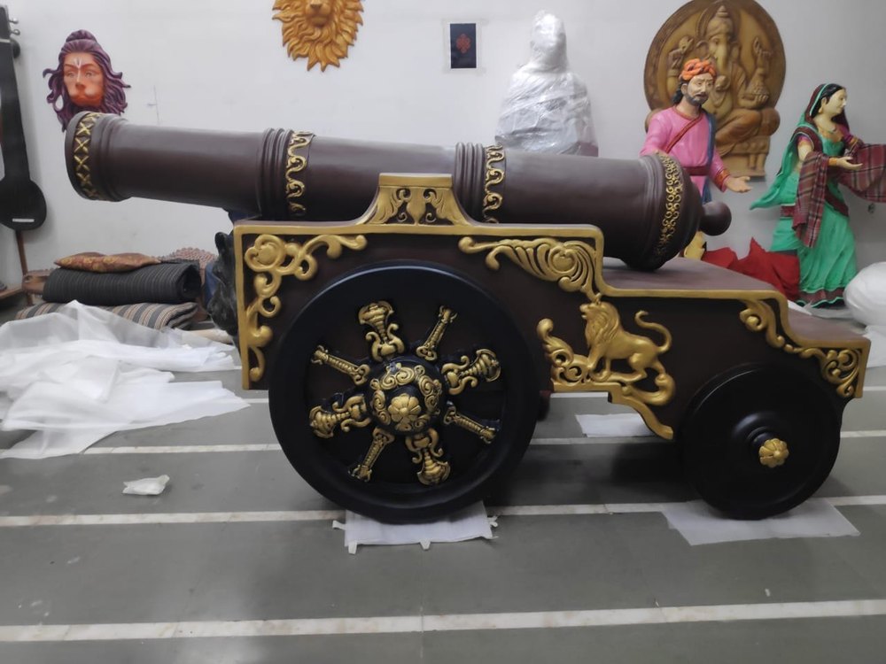 Fiber Real Antique Cannon