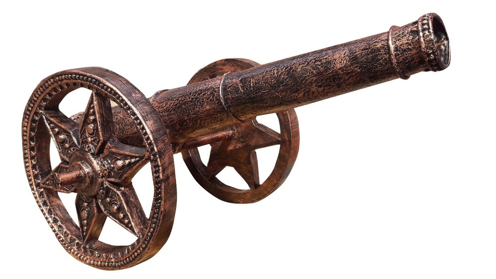 Fiber Decorative Cannon