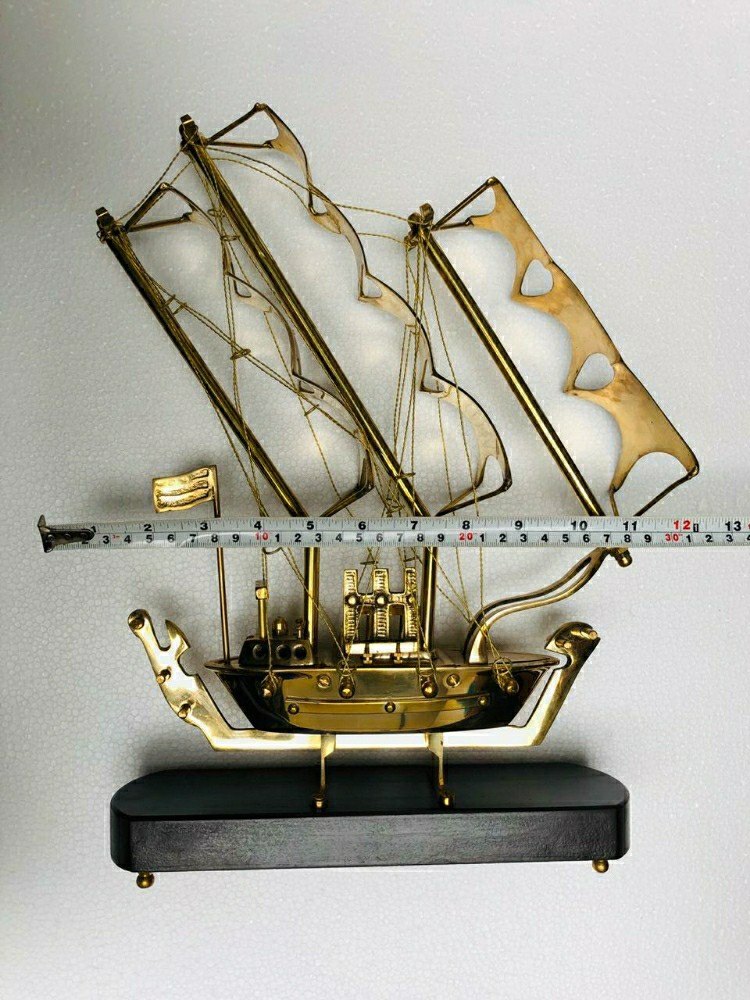 Antique Brass Ship Nautical Gift