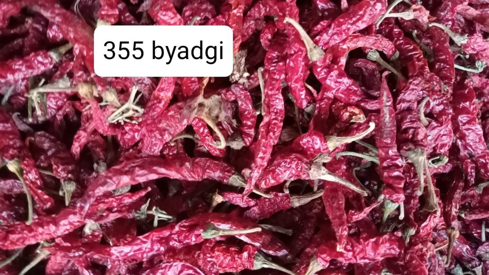 Guntur 355 Byadgi Dry Red Chilli with stem