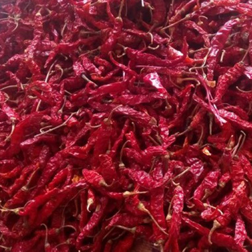 With Stem Less Spicy Byadgi Dry Red Chilli