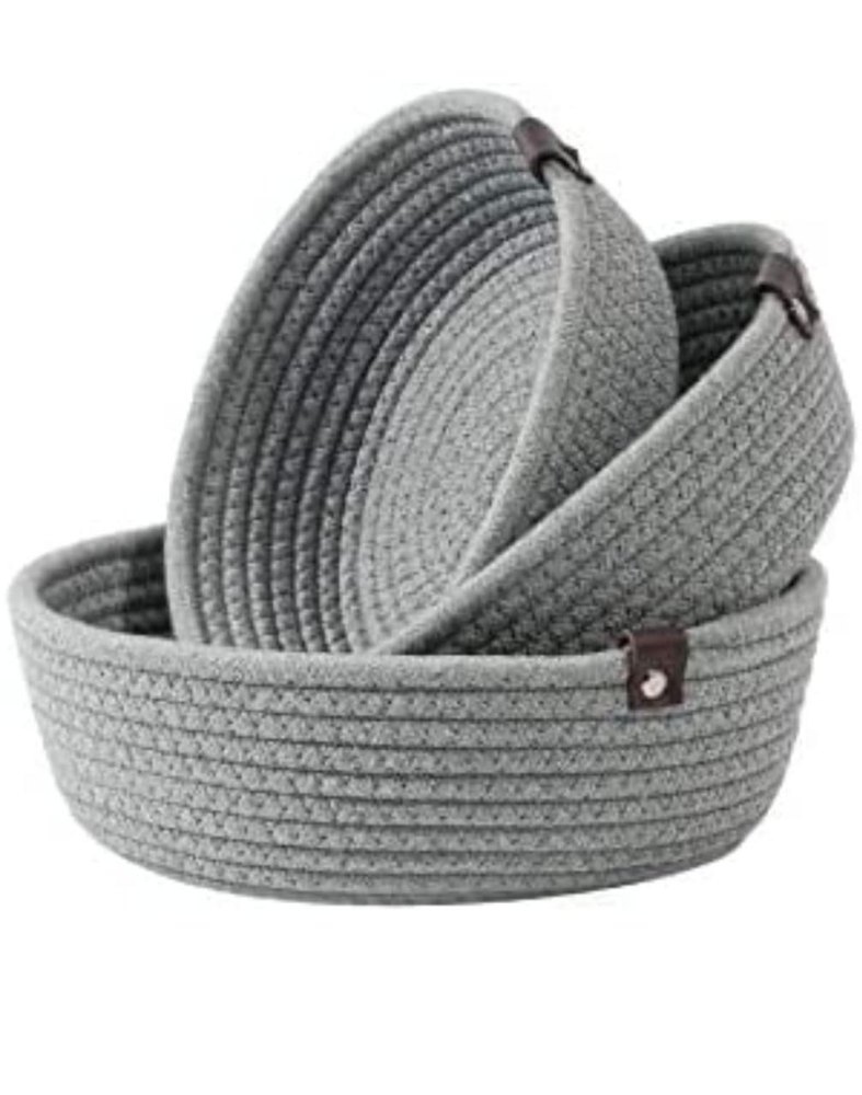 Brown Bamboo Rope basket