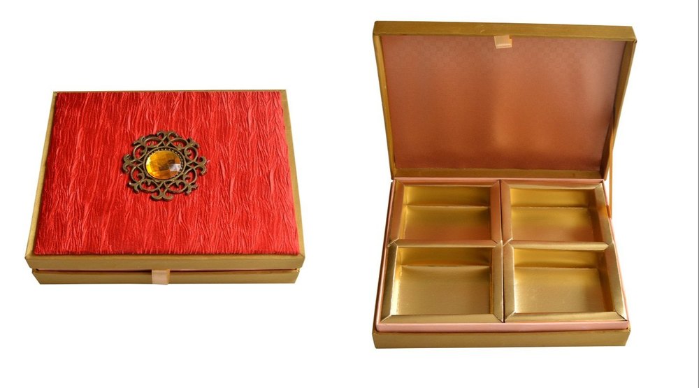 Mdf Dry Fruit Gift Box, Box Capacity (In gms): 400 gms