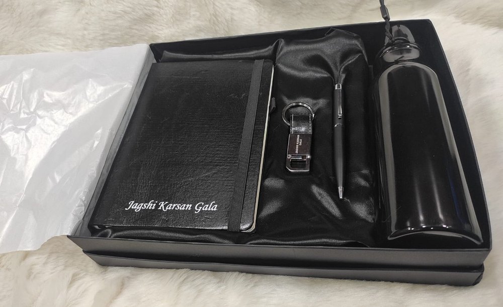 Black Standard 4 In 1 Metal Corporate Gift Set