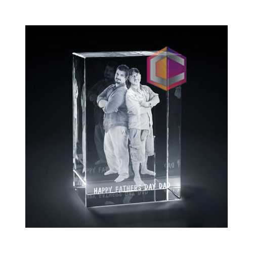 CRYSTALLYZE 3D Photo Crystal Gift, Size: 60x60x100mm