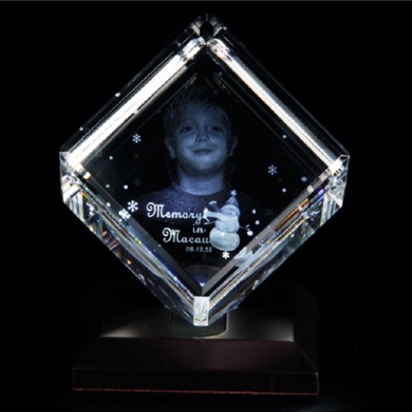 Cc Cubical 3D Crystal Cube, For Corporate Gifting img