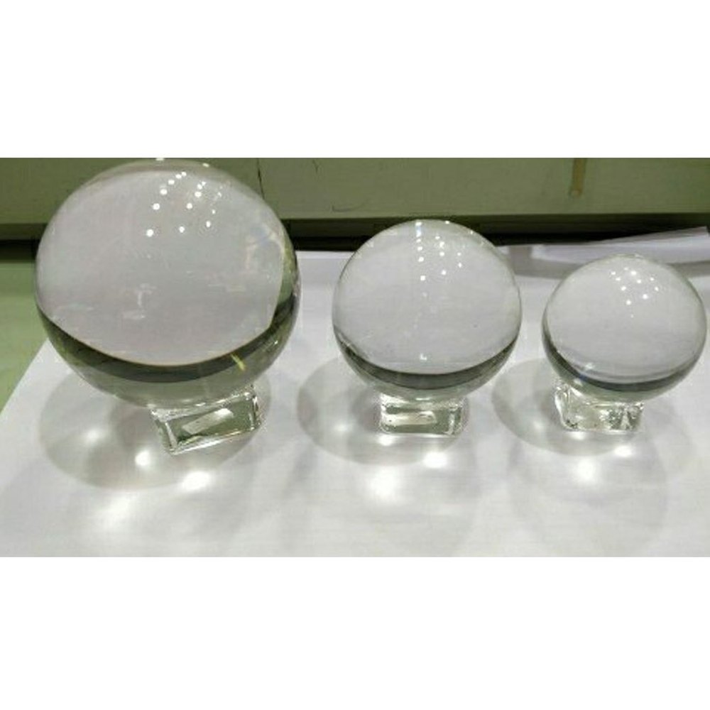 Transparent Crystal Clear Glass Ball, For Photography