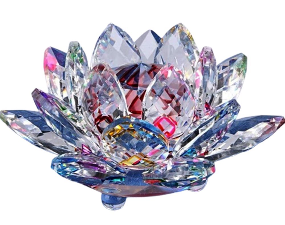 Crystal Lotus Flower, For Home Decoration, 9 cm X 5.5 cm X 4 cm