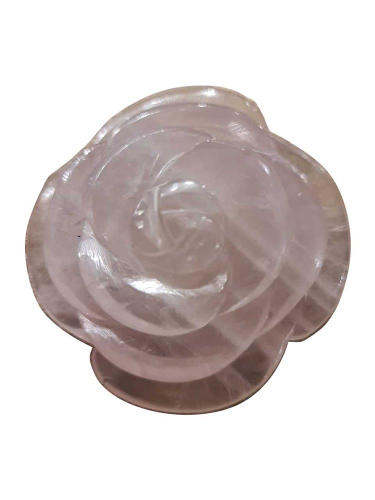 Light Pink Transparent Crystal Rose, For Decoration