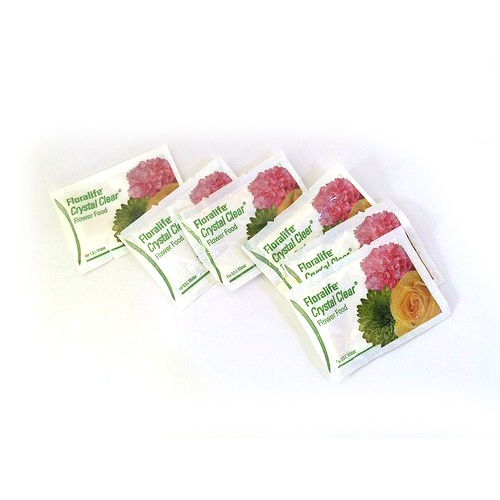 Powder Crystal Clear Flower Food, Packaging Type: Sachet