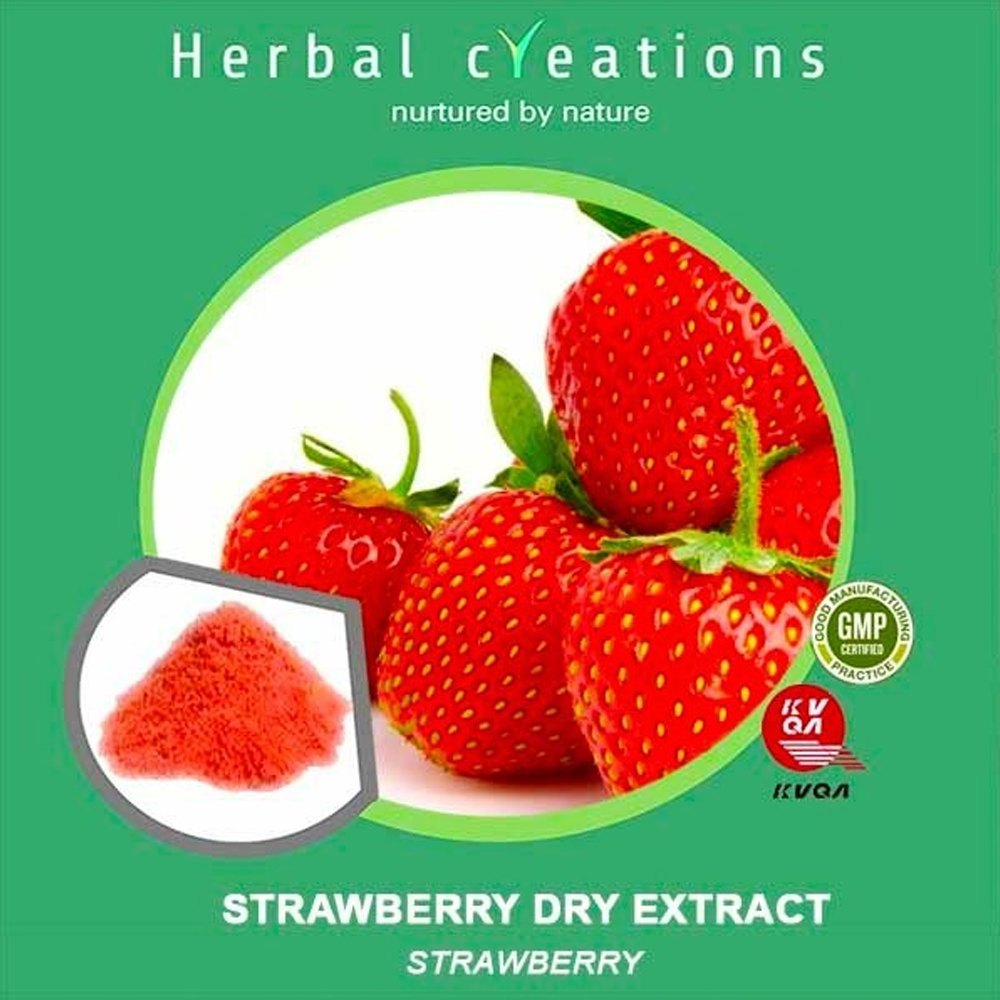 Herbal Creations Strawberry Dry Extract, Packaging Type: HPDE Drum, Pack Size: 25 Kg