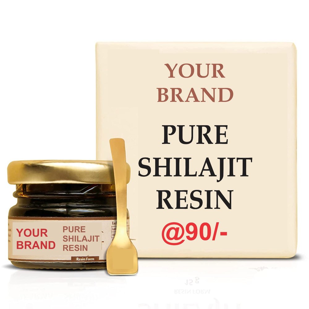 Pure Shilajit Resin Fulvic Acid 60% - Third Party Manufacturing, Wholesale, MQ 100Pcs