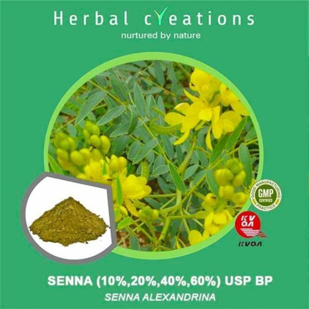 Senna Alexandrina Senna Herbal Extract, Packaging Size: 25 Kg