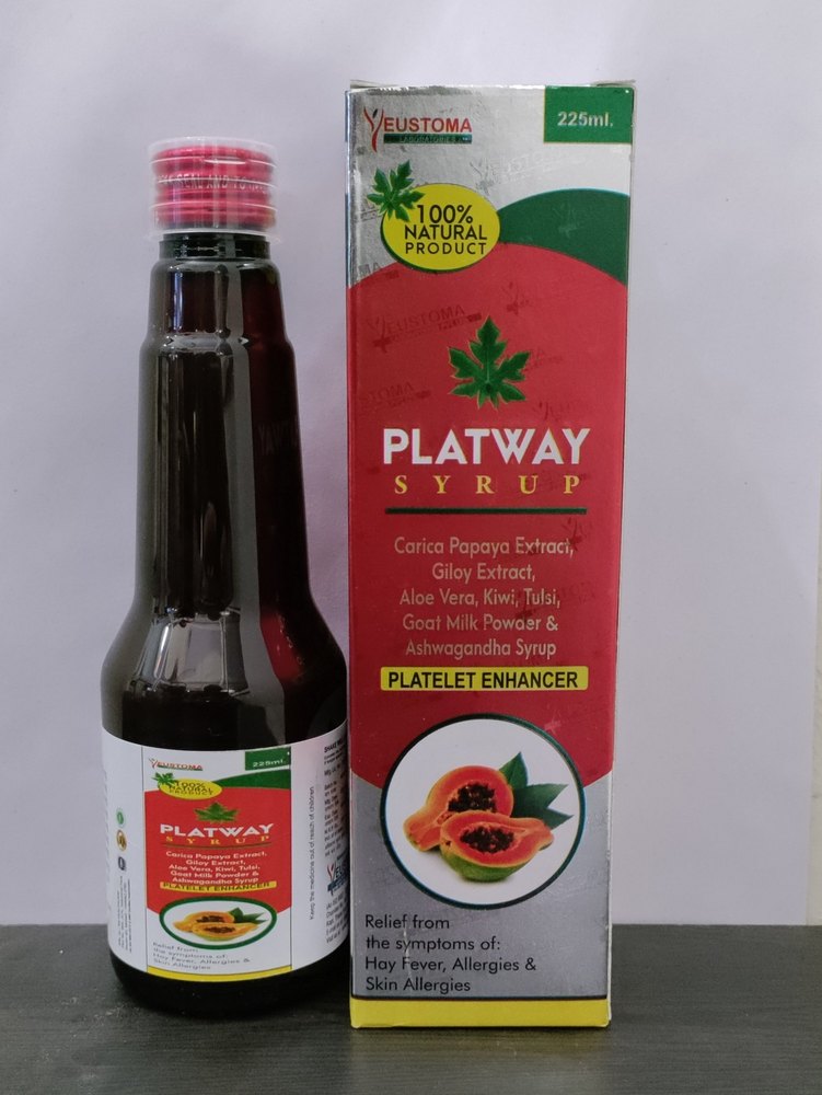 Red Carica Papaya Extract Syrup, Packaging Type: Metelik Pack, Packaging Size: 225 ML