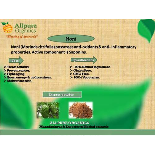 Allpure Organics Morinda Citrifolia Extract, Packaging Type: HDPE Drum