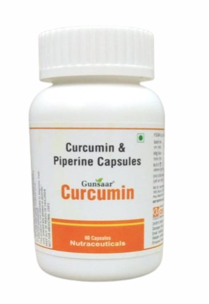 Gunsaar Curcumin Capsule, Non prescription, Packaging Type: HDPE Jar