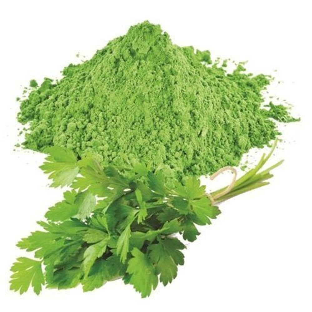Green Dried Dhaniya Patta Powder, For Food Industry, Packaging: Plastic Bag or Polythene