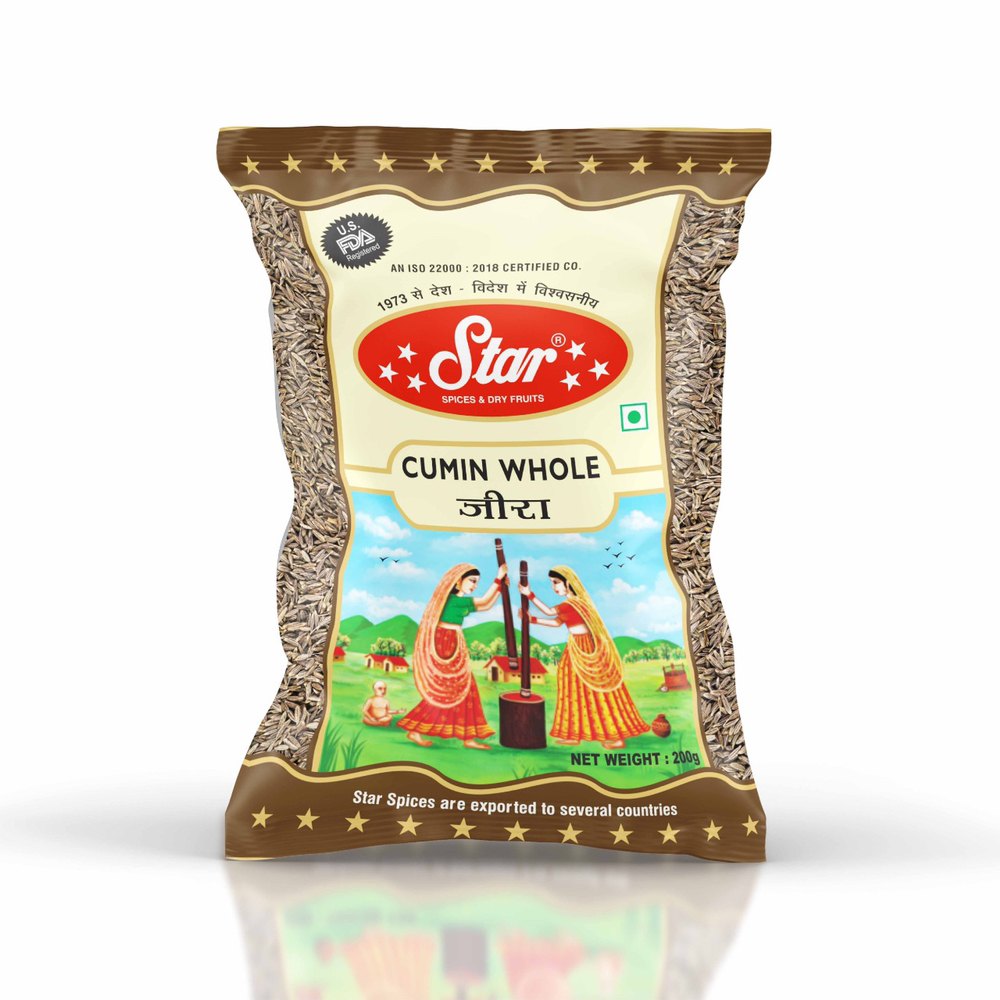 Star Jeera Whole, Packaging Type: PolyPack