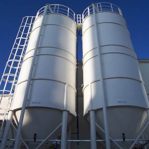 Stainless Steel Round SS Storage Silo, For Industrial, 1 Meter img