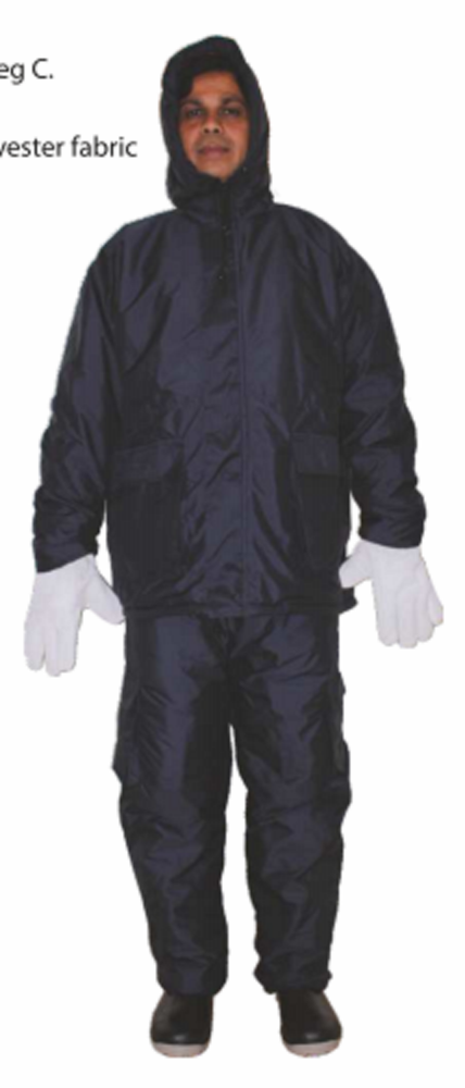 3M thinsulate Blue Cold Storage Suit, Model Number/Name: 1.2, Size: Free Size