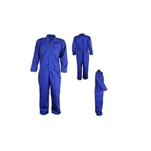 Blue Polyester Dangri Safety Suit, Medium