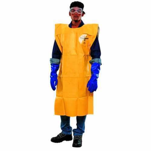 Yellow Industrial Polyester Apron, Size: Free Size