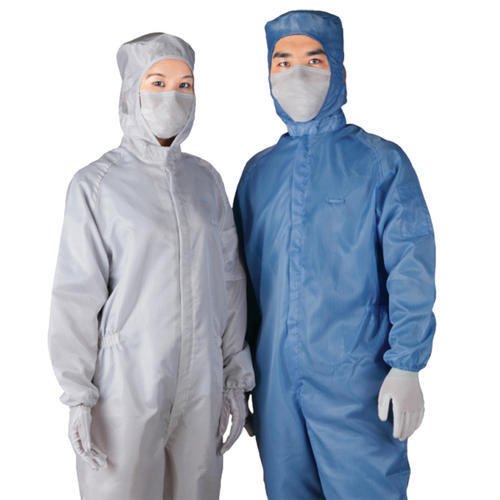 Grey & Blue Unisex Antistatic Esd Garments