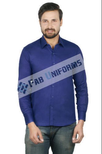 Blue Factory Worker Shirt