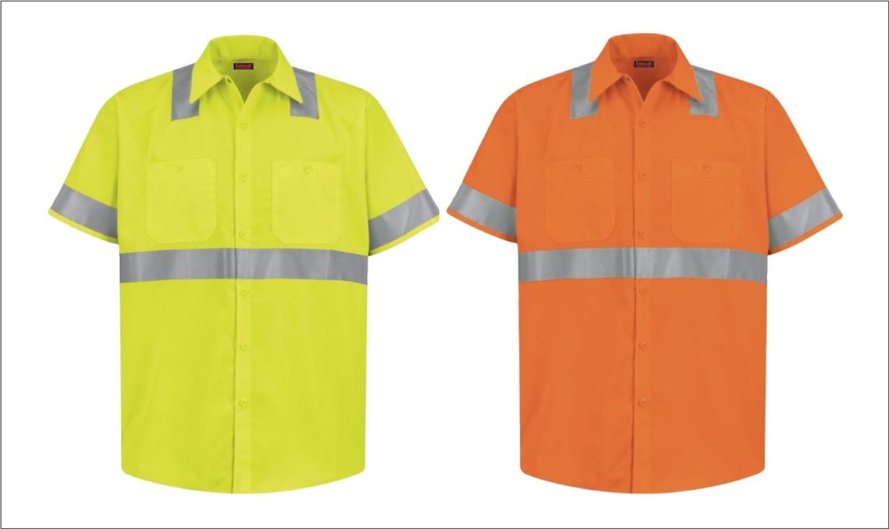 Yellow, Orange High Visibility Shirt, S - 4xl