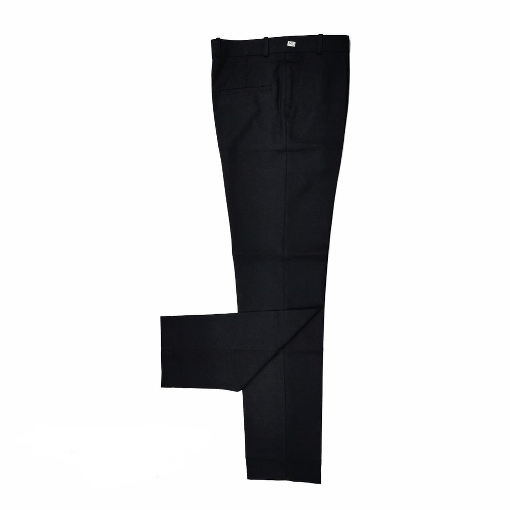 Cotton Mens Black Formal Trouser, Flat Trousers