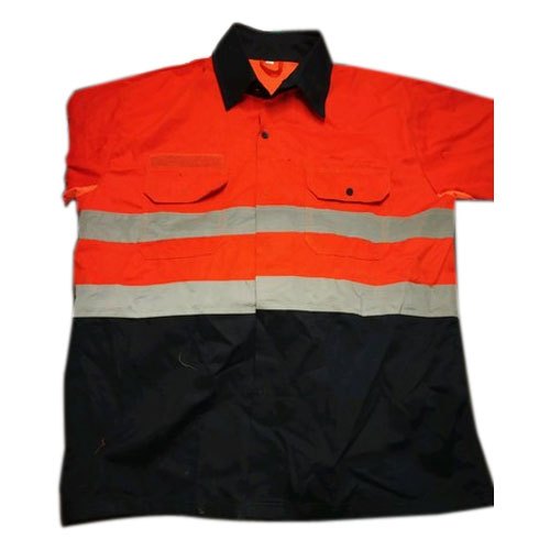 Cotton Reflective Safety Shirt, For Traffic Control