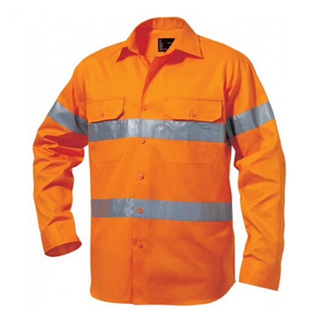 Orange Industrial Safety Shirts