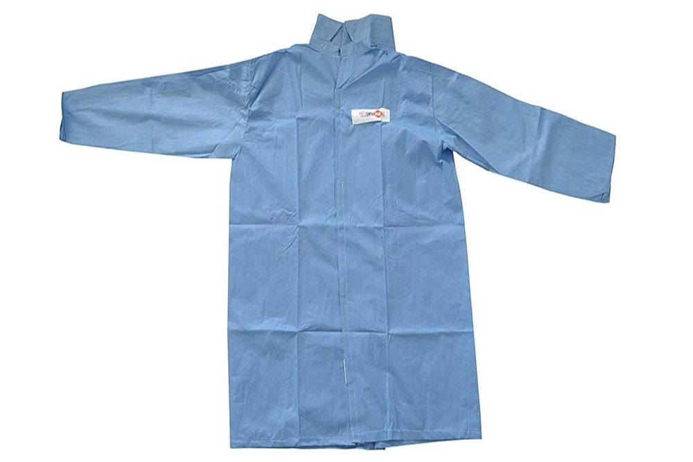 Blue Full Sleeve Safety Shirt, M