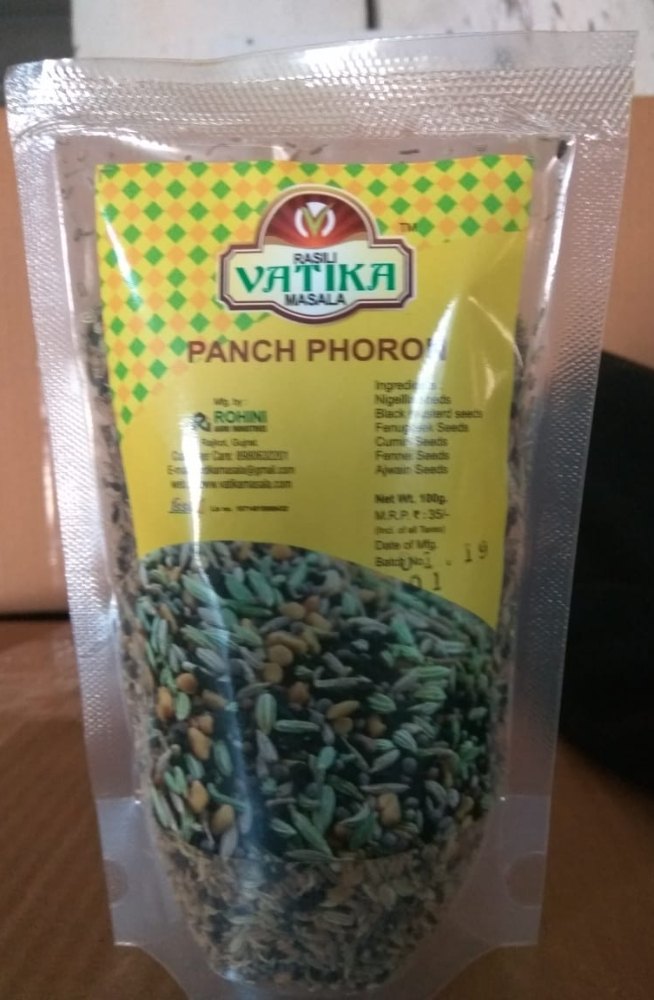 Vatika Natural Panch Phoron Masala, Dry Place, Packaging Size: 100g