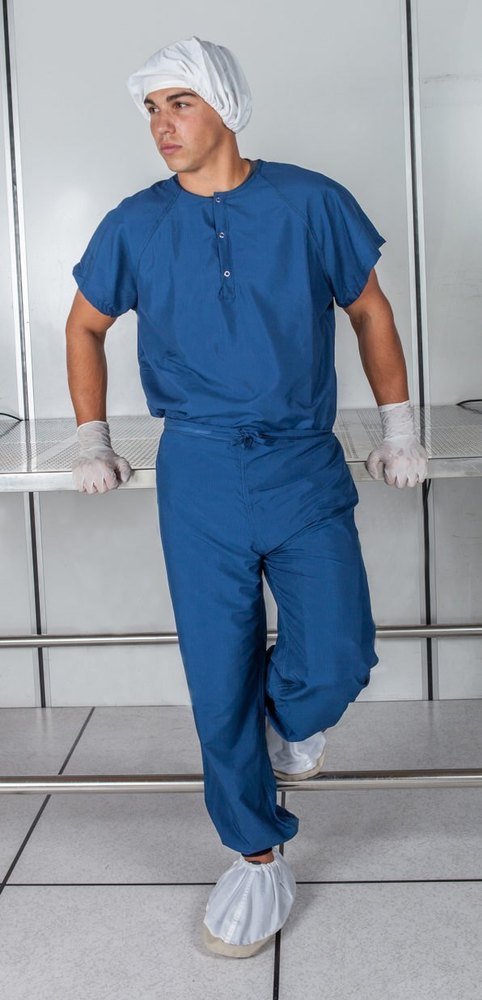 100% Polyester Lint Free Inner Garment, For Cleanroom